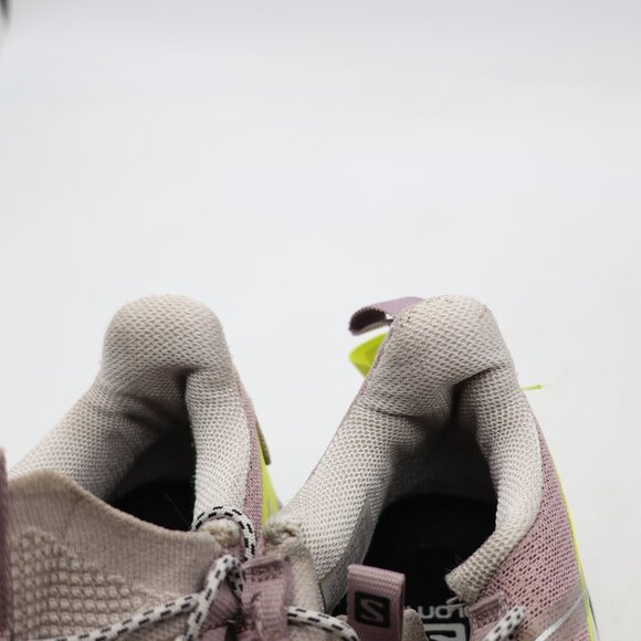 Salomon XA CoverAsh Men's 9 Women's 10 Trail Running Hiking Grey Lime Green - Picture 10 of 10